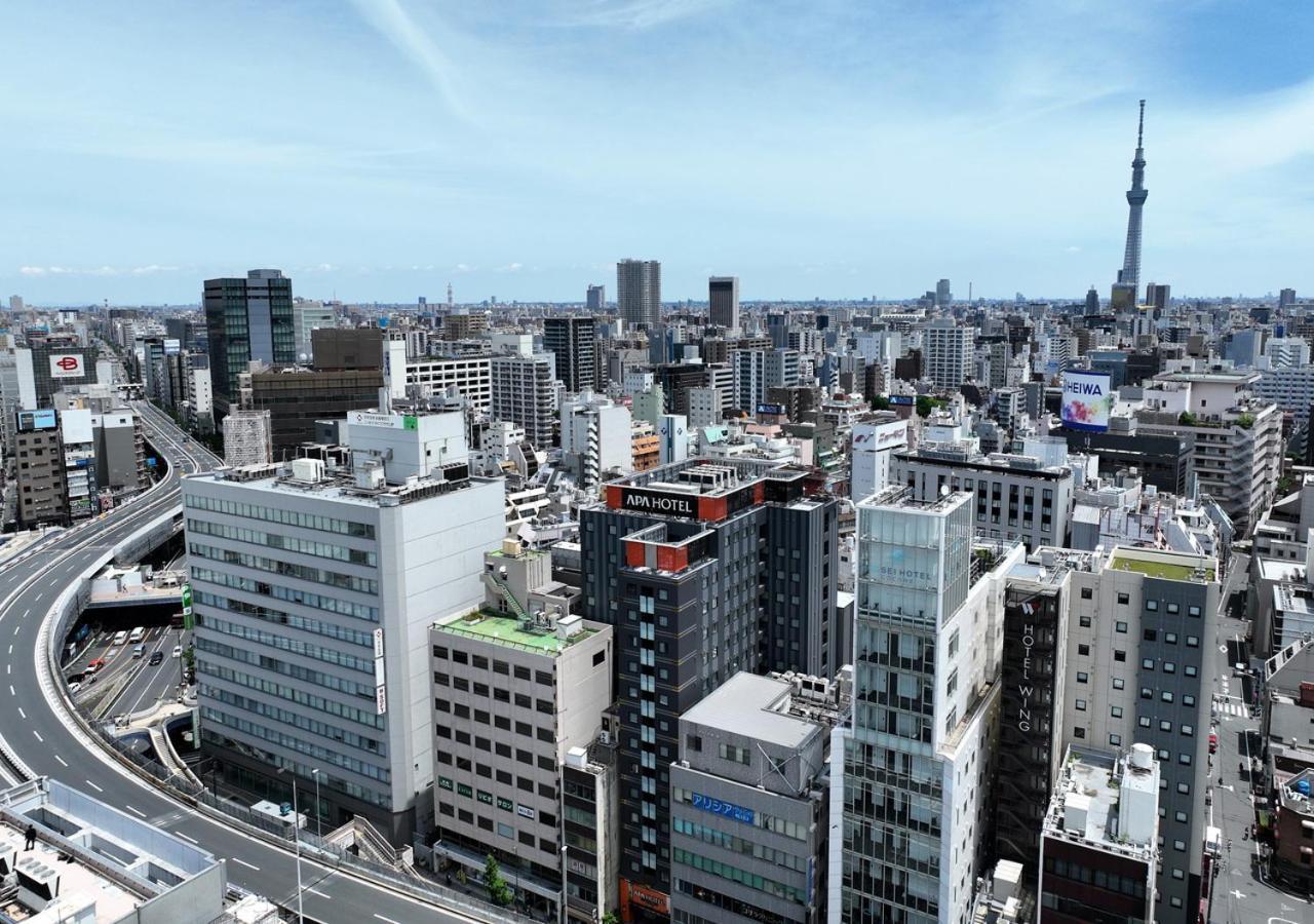 Apa Hotel Ueno Ekimae Tokyo Dış mekan fotoğraf